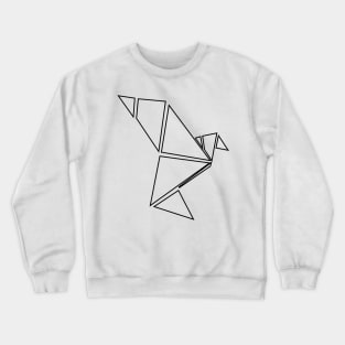 Graphic design dove black and white t-shirt Crewneck Sweatshirt